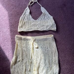 2 Piece Bathing Suit Cover Up